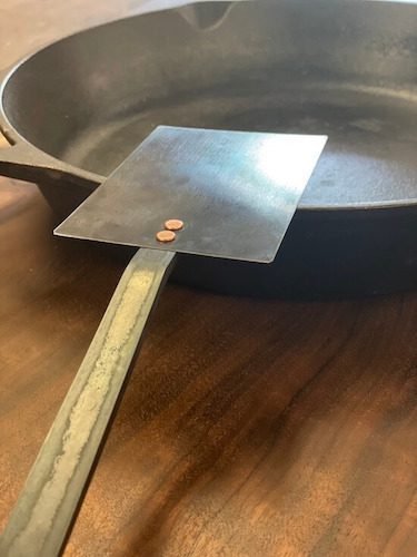 Carbon steel spatula