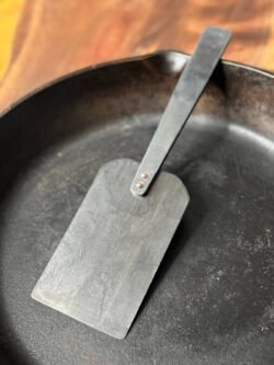 handcrafted carbon steel fish spatula six north designs